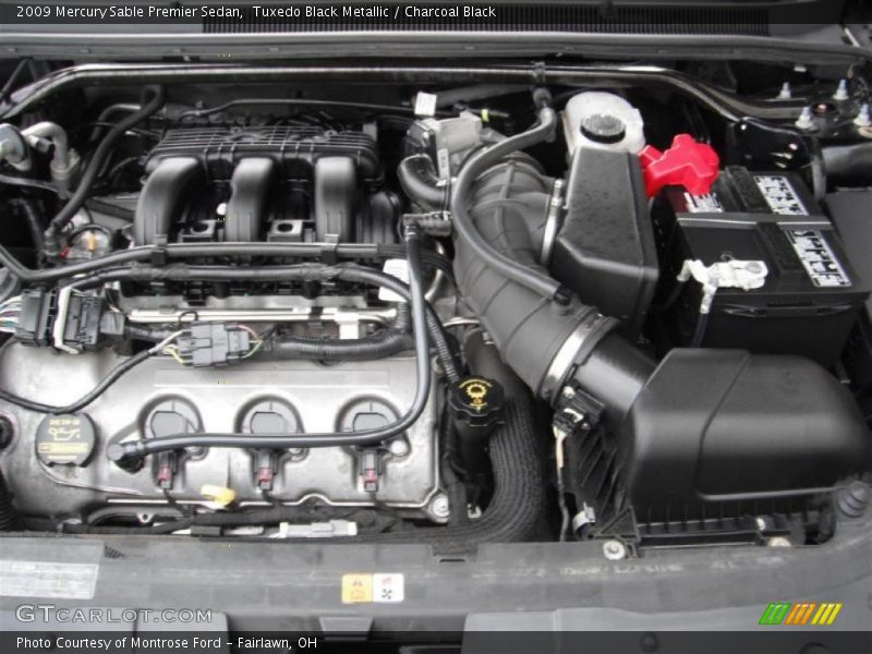 Tuxedo Black Metallic / Charcoal Black 2009 Mercury Sable Premier Sedan