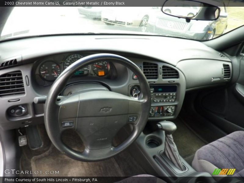 Galaxy Silver Metallic / Ebony Black 2003 Chevrolet Monte Carlo LS