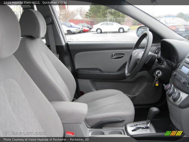 Quicksilver / Gray 2010 Hyundai Elantra GLS