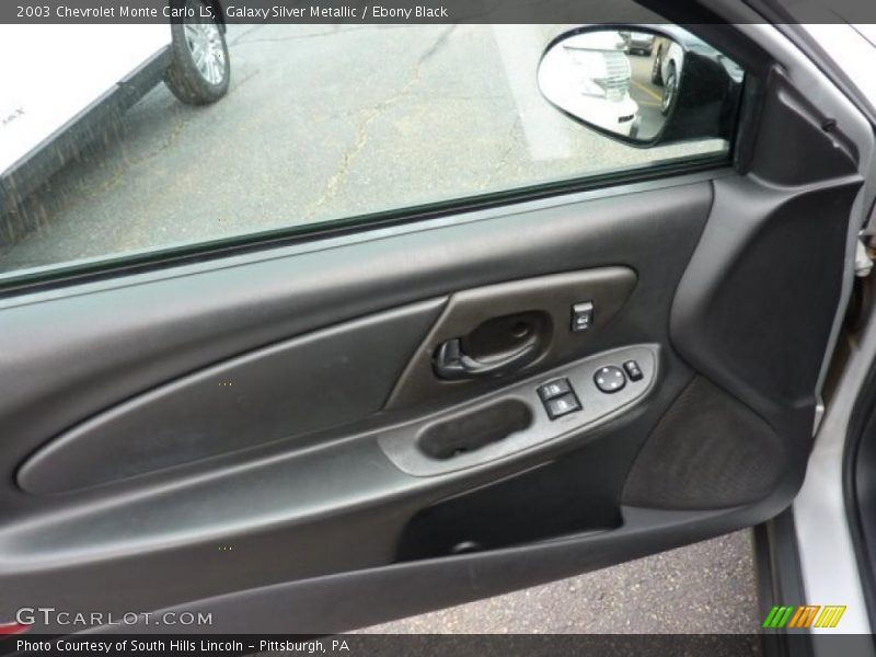 Galaxy Silver Metallic / Ebony Black 2003 Chevrolet Monte Carlo LS
