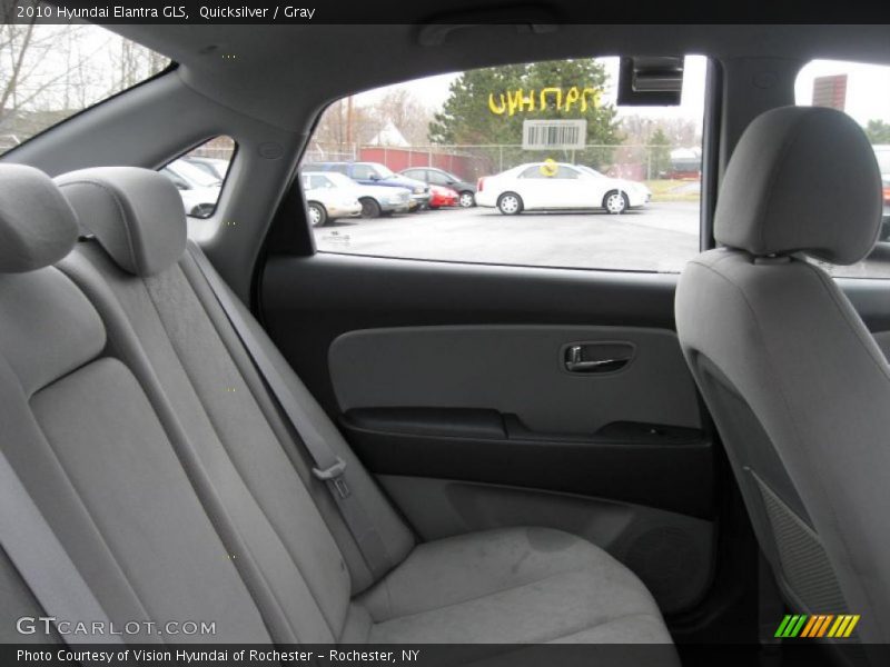 Quicksilver / Gray 2010 Hyundai Elantra GLS