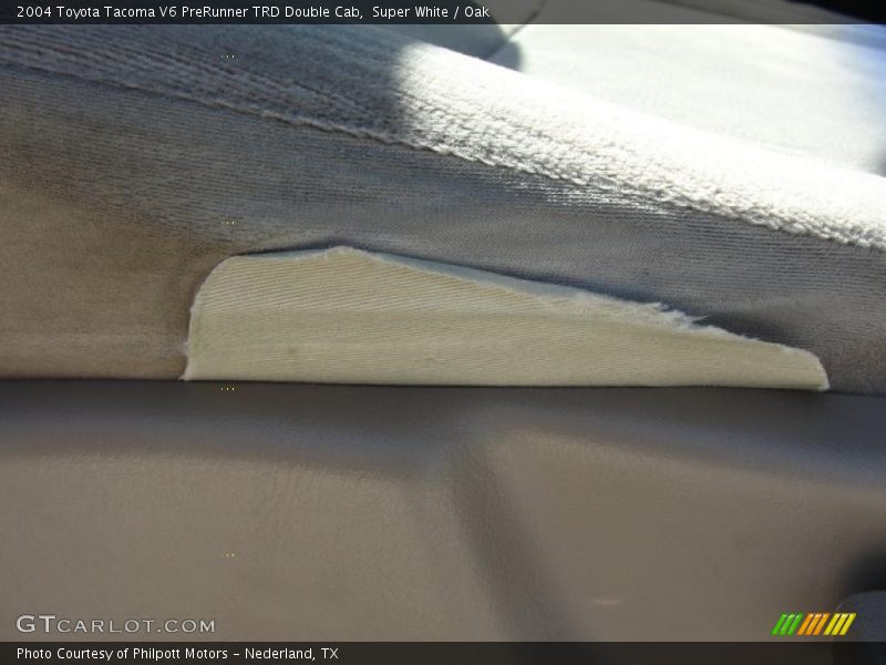 Super White / Oak 2004 Toyota Tacoma V6 PreRunner TRD Double Cab