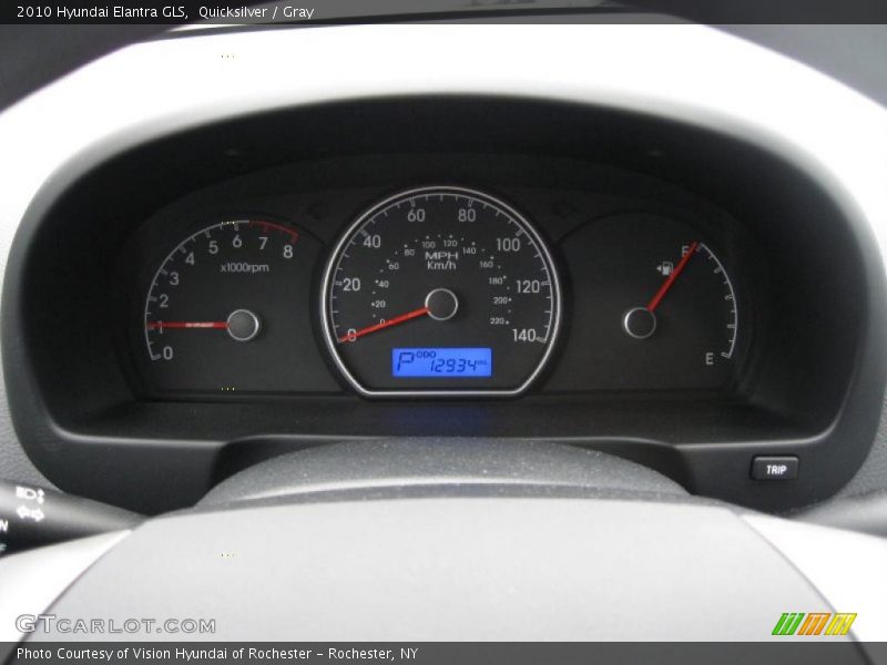 Quicksilver / Gray 2010 Hyundai Elantra GLS