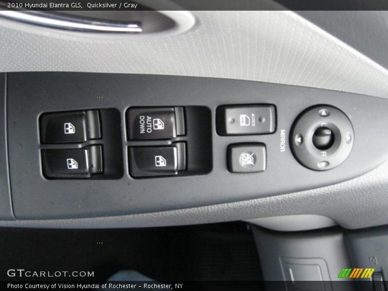 Quicksilver / Gray 2010 Hyundai Elantra GLS