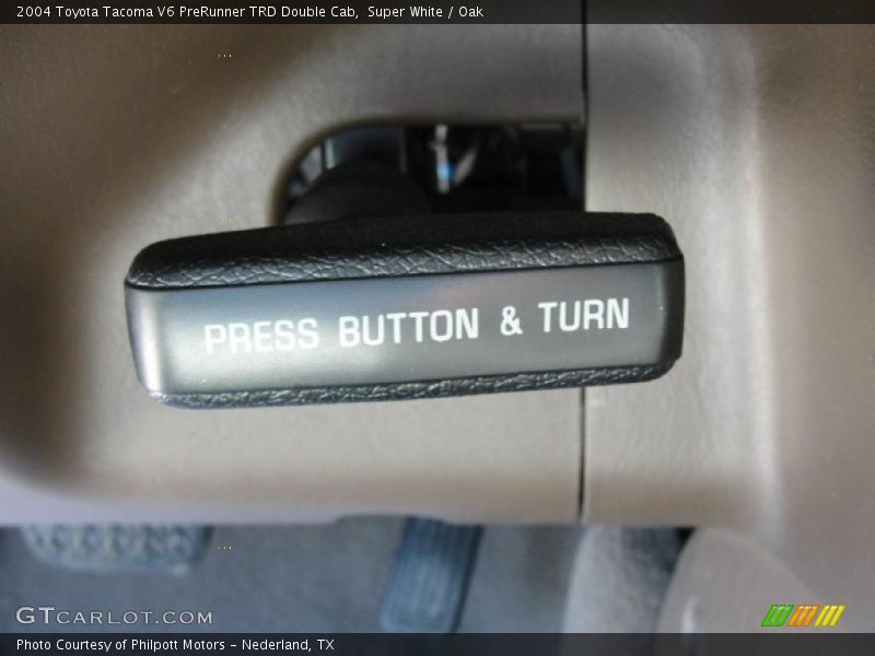 Super White / Oak 2004 Toyota Tacoma V6 PreRunner TRD Double Cab