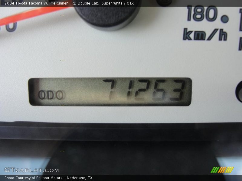 Super White / Oak 2004 Toyota Tacoma V6 PreRunner TRD Double Cab