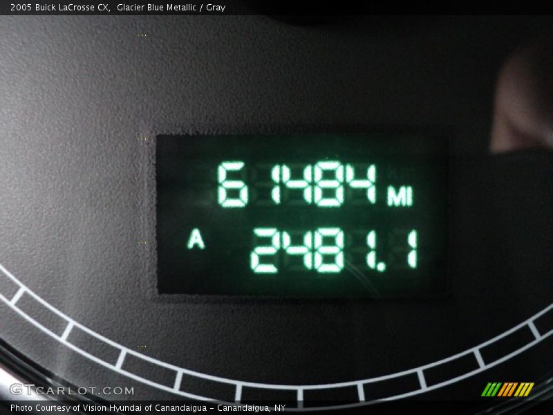 Glacier Blue Metallic / Gray 2005 Buick LaCrosse CX