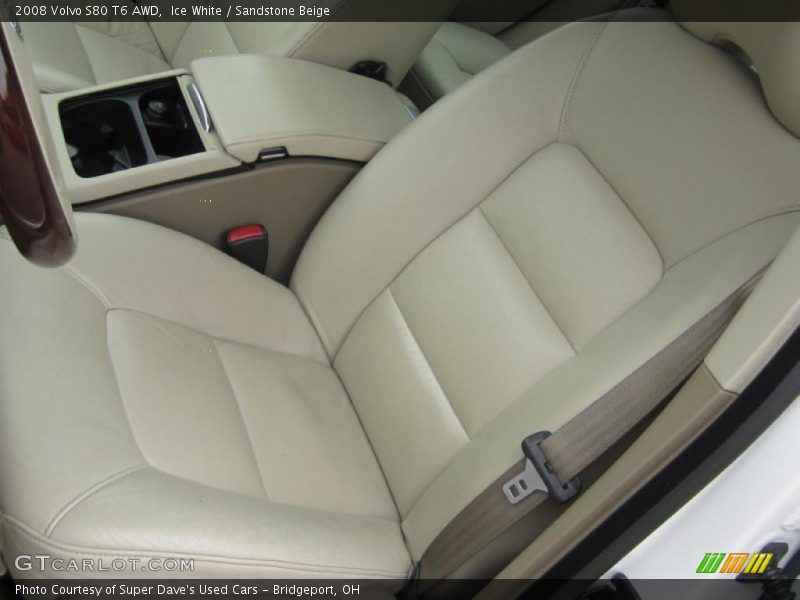 Ice White / Sandstone Beige 2008 Volvo S80 T6 AWD