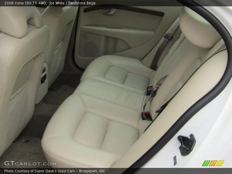 Ice White / Sandstone Beige 2008 Volvo S80 T6 AWD