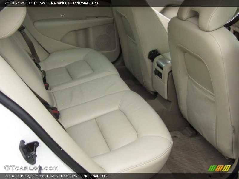 Ice White / Sandstone Beige 2008 Volvo S80 T6 AWD