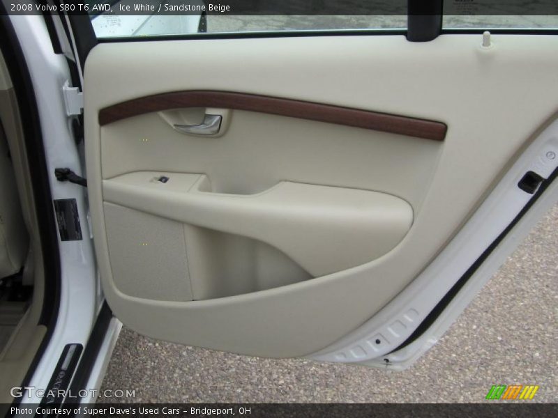 Ice White / Sandstone Beige 2008 Volvo S80 T6 AWD