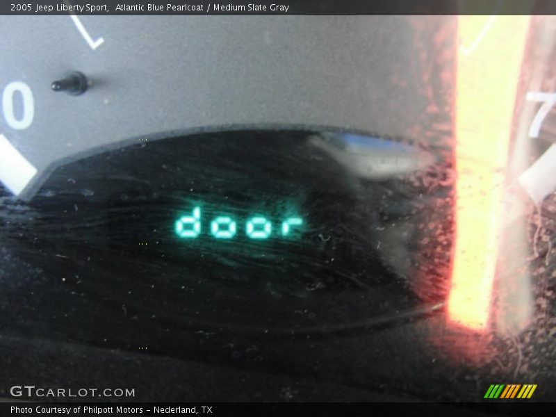 Atlantic Blue Pearlcoat / Medium Slate Gray 2005 Jeep Liberty Sport