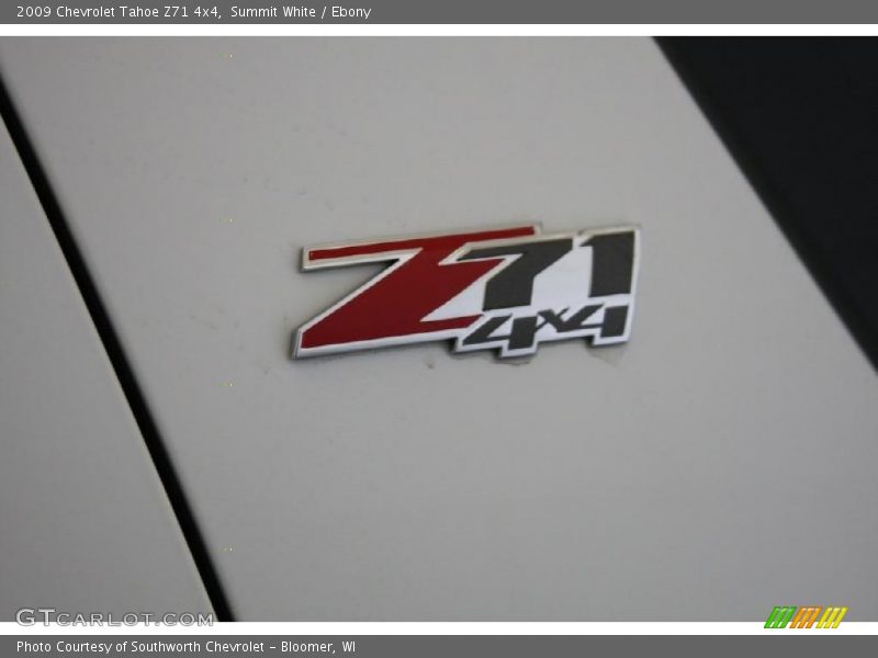 Summit White / Ebony 2009 Chevrolet Tahoe Z71 4x4