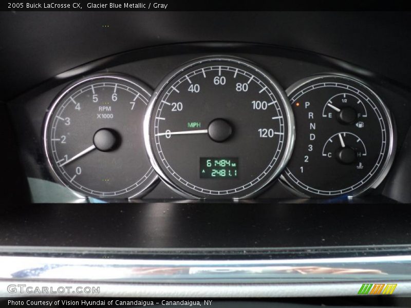Glacier Blue Metallic / Gray 2005 Buick LaCrosse CX