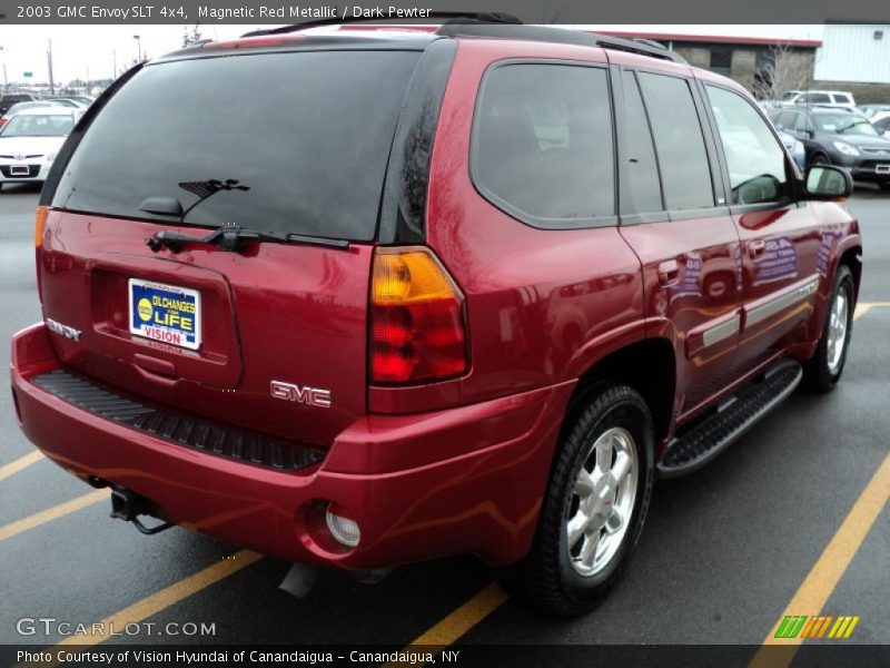 Magnetic Red Metallic / Dark Pewter 2003 GMC Envoy SLT 4x4