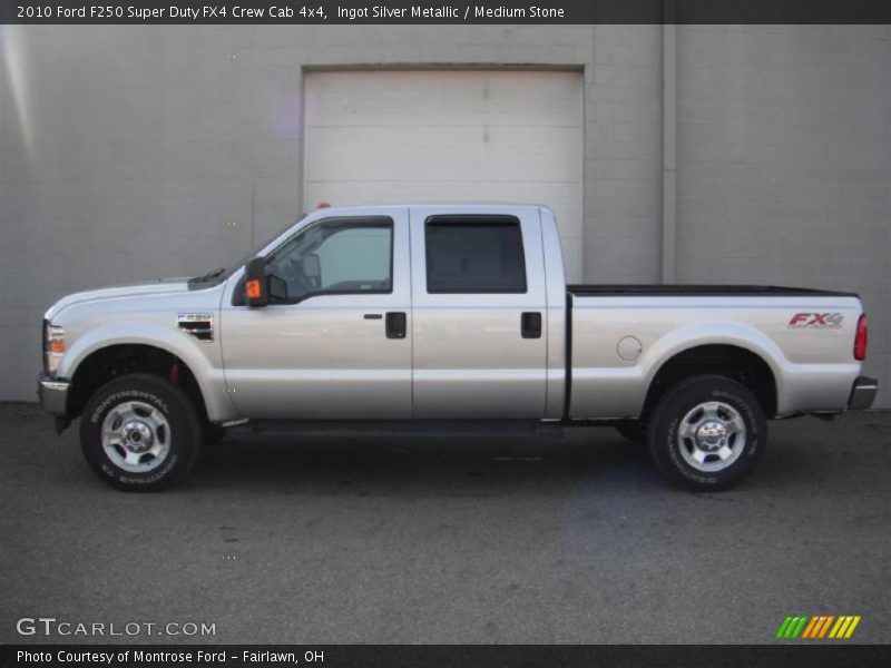 2010 F250 Super Duty FX4 Crew Cab 4x4 Ingot Silver Metallic