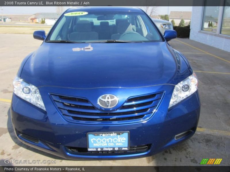 Blue Ribbon Metallic / Ash 2008 Toyota Camry LE