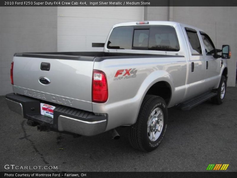 Ingot Silver Metallic / Medium Stone 2010 Ford F250 Super Duty FX4 Crew Cab 4x4