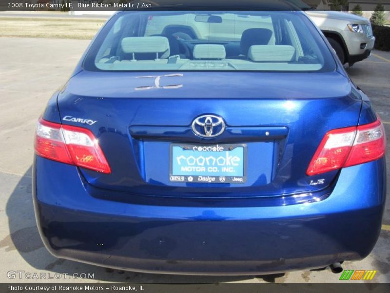 Blue Ribbon Metallic / Ash 2008 Toyota Camry LE