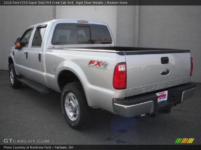 Ingot Silver Metallic / Medium Stone 2010 Ford F250 Super Duty FX4 Crew Cab 4x4