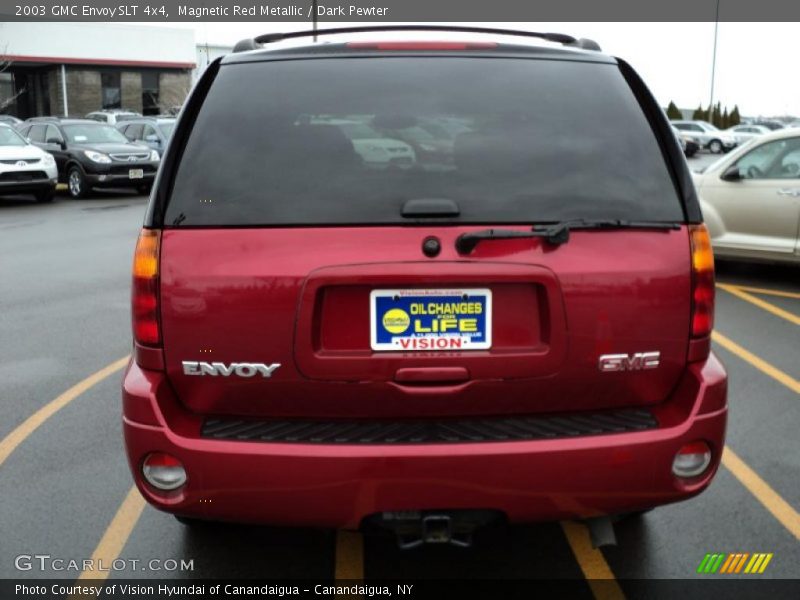 Magnetic Red Metallic / Dark Pewter 2003 GMC Envoy SLT 4x4
