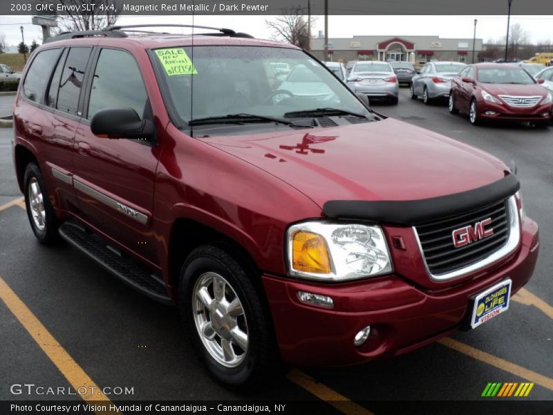 Magnetic Red Metallic / Dark Pewter 2003 GMC Envoy SLT 4x4