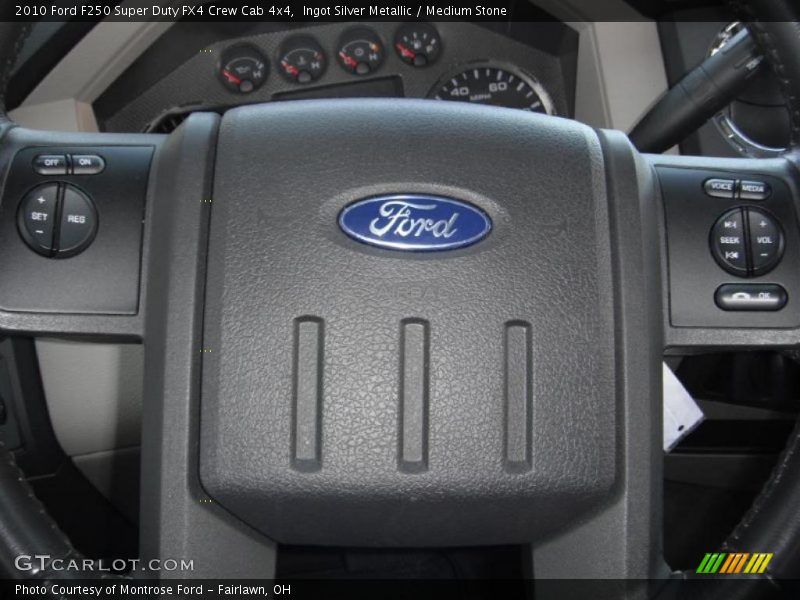 Ingot Silver Metallic / Medium Stone 2010 Ford F250 Super Duty FX4 Crew Cab 4x4