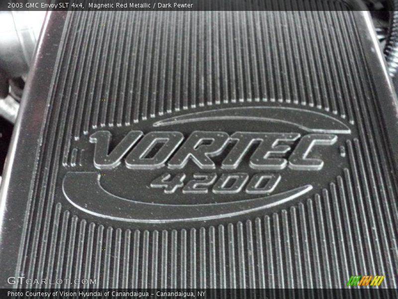 Magnetic Red Metallic / Dark Pewter 2003 GMC Envoy SLT 4x4