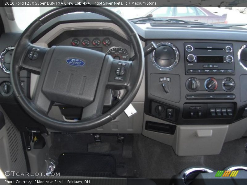 Dashboard of 2010 F250 Super Duty FX4 Crew Cab 4x4