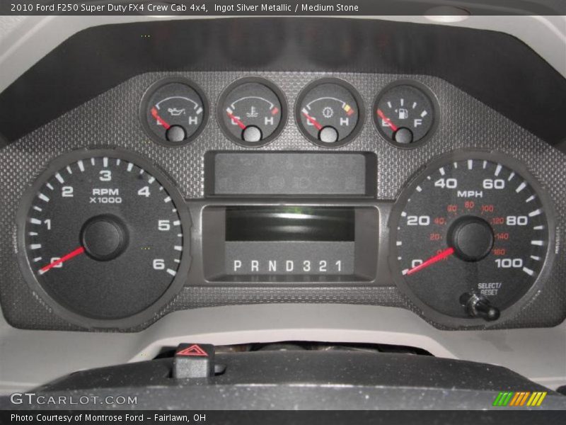  2010 F250 Super Duty FX4 Crew Cab 4x4 FX4 Crew Cab 4x4 Gauges