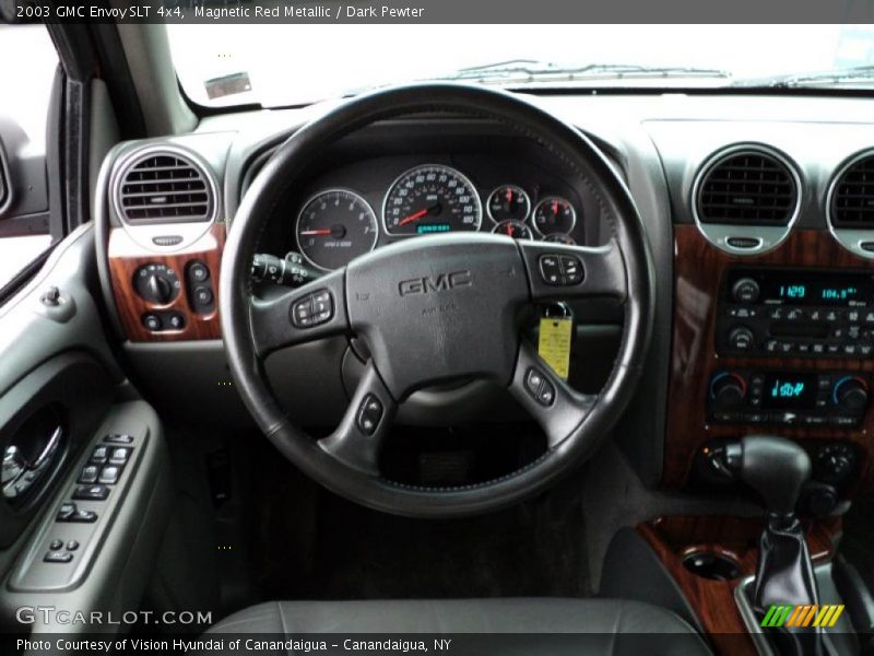 Magnetic Red Metallic / Dark Pewter 2003 GMC Envoy SLT 4x4
