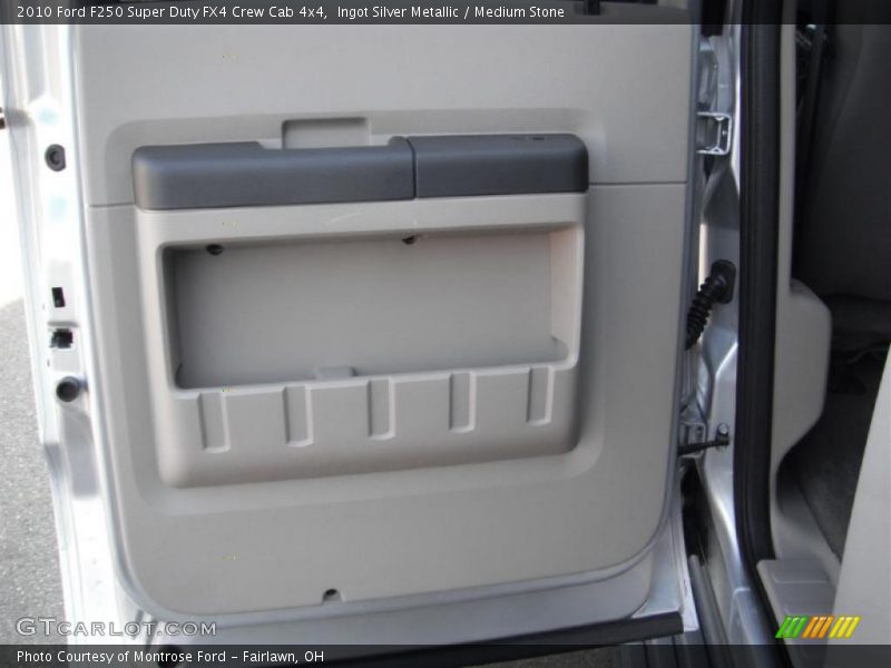 Ingot Silver Metallic / Medium Stone 2010 Ford F250 Super Duty FX4 Crew Cab 4x4