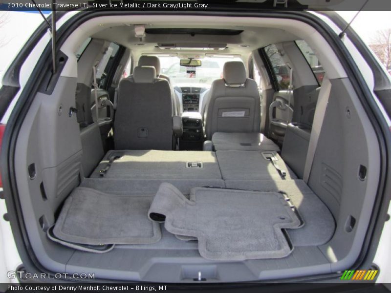 Silver Ice Metallic / Dark Gray/Light Gray 2010 Chevrolet Traverse LT