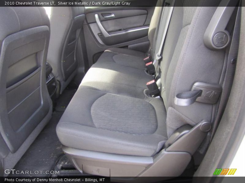 Silver Ice Metallic / Dark Gray/Light Gray 2010 Chevrolet Traverse LT