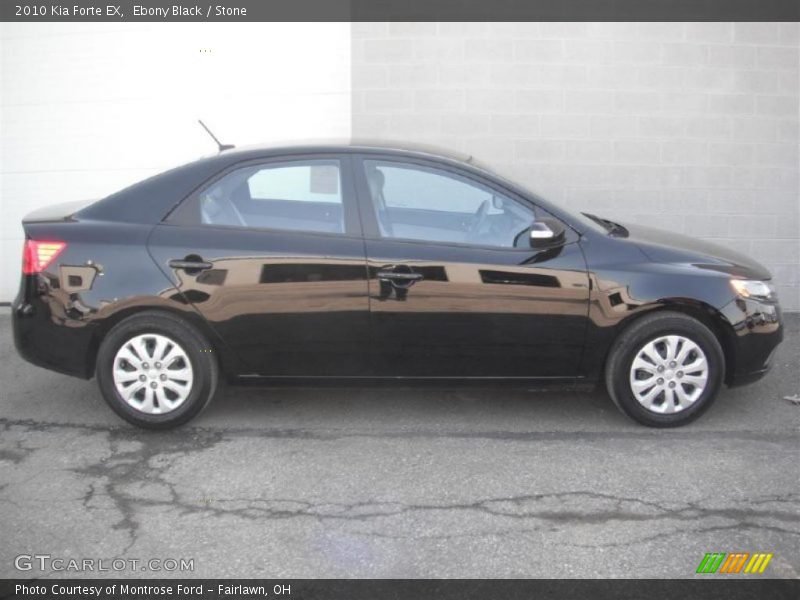 Ebony Black / Stone 2010 Kia Forte EX