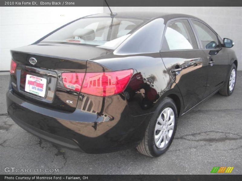 Ebony Black / Stone 2010 Kia Forte EX