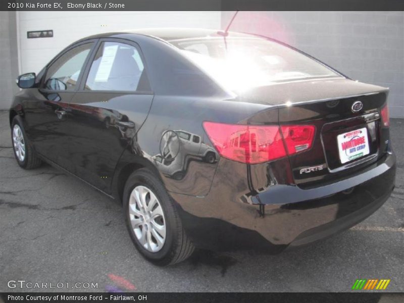 Ebony Black / Stone 2010 Kia Forte EX