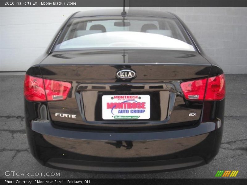 Ebony Black / Stone 2010 Kia Forte EX