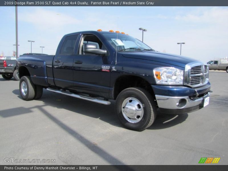 Front 3/4 View of 2009 Ram 3500 SLT Quad Cab 4x4 Dually
