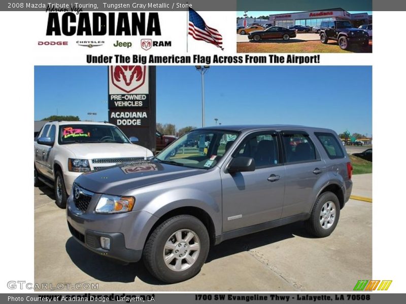 Tungsten Gray Metallic / Stone 2008 Mazda Tribute i Touring