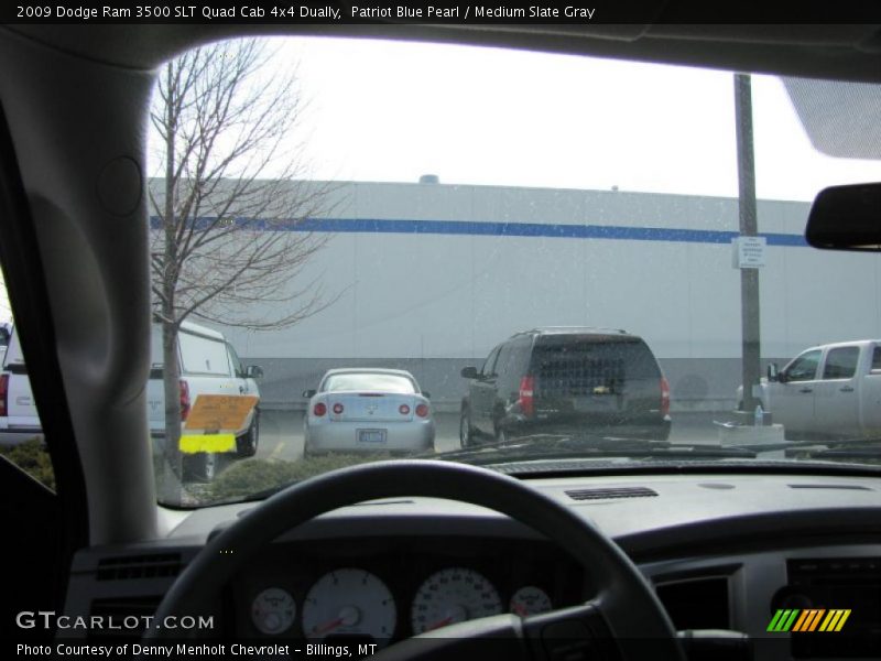 Patriot Blue Pearl / Medium Slate Gray 2009 Dodge Ram 3500 SLT Quad Cab 4x4 Dually