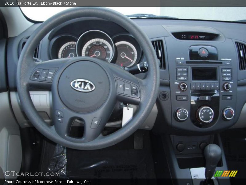 Dashboard of 2010 Forte EX