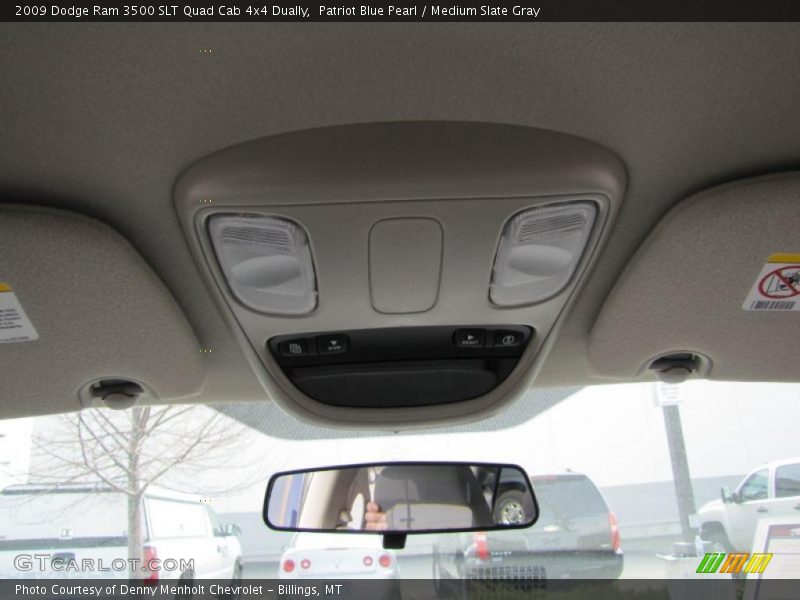 Patriot Blue Pearl / Medium Slate Gray 2009 Dodge Ram 3500 SLT Quad Cab 4x4 Dually