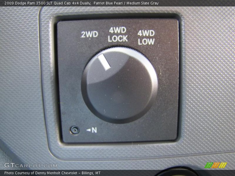 Controls of 2009 Ram 3500 SLT Quad Cab 4x4 Dually
