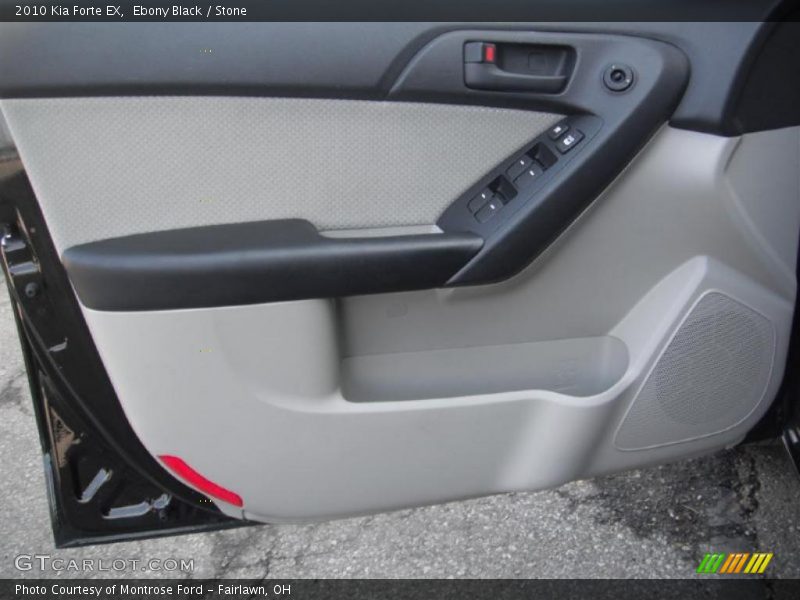Ebony Black / Stone 2010 Kia Forte EX