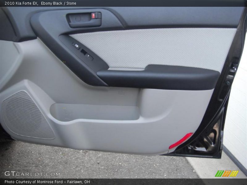 Ebony Black / Stone 2010 Kia Forte EX