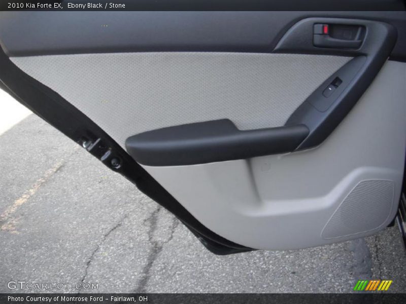 Ebony Black / Stone 2010 Kia Forte EX