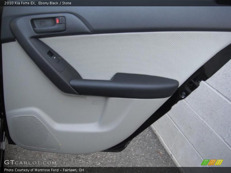 Ebony Black / Stone 2010 Kia Forte EX