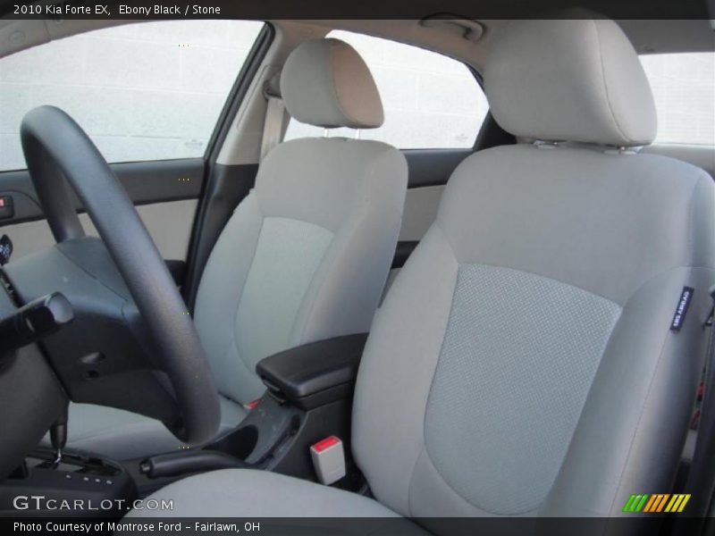 Ebony Black / Stone 2010 Kia Forte EX