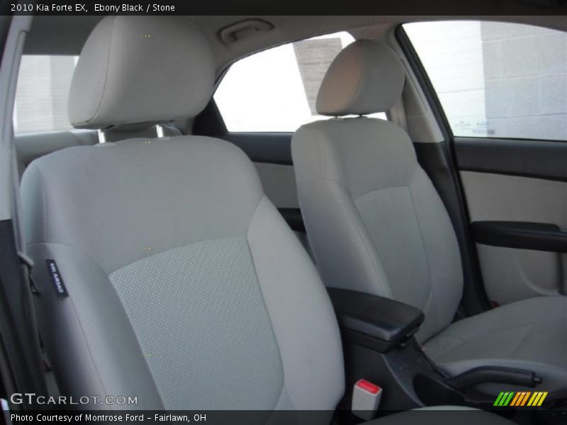 Ebony Black / Stone 2010 Kia Forte EX